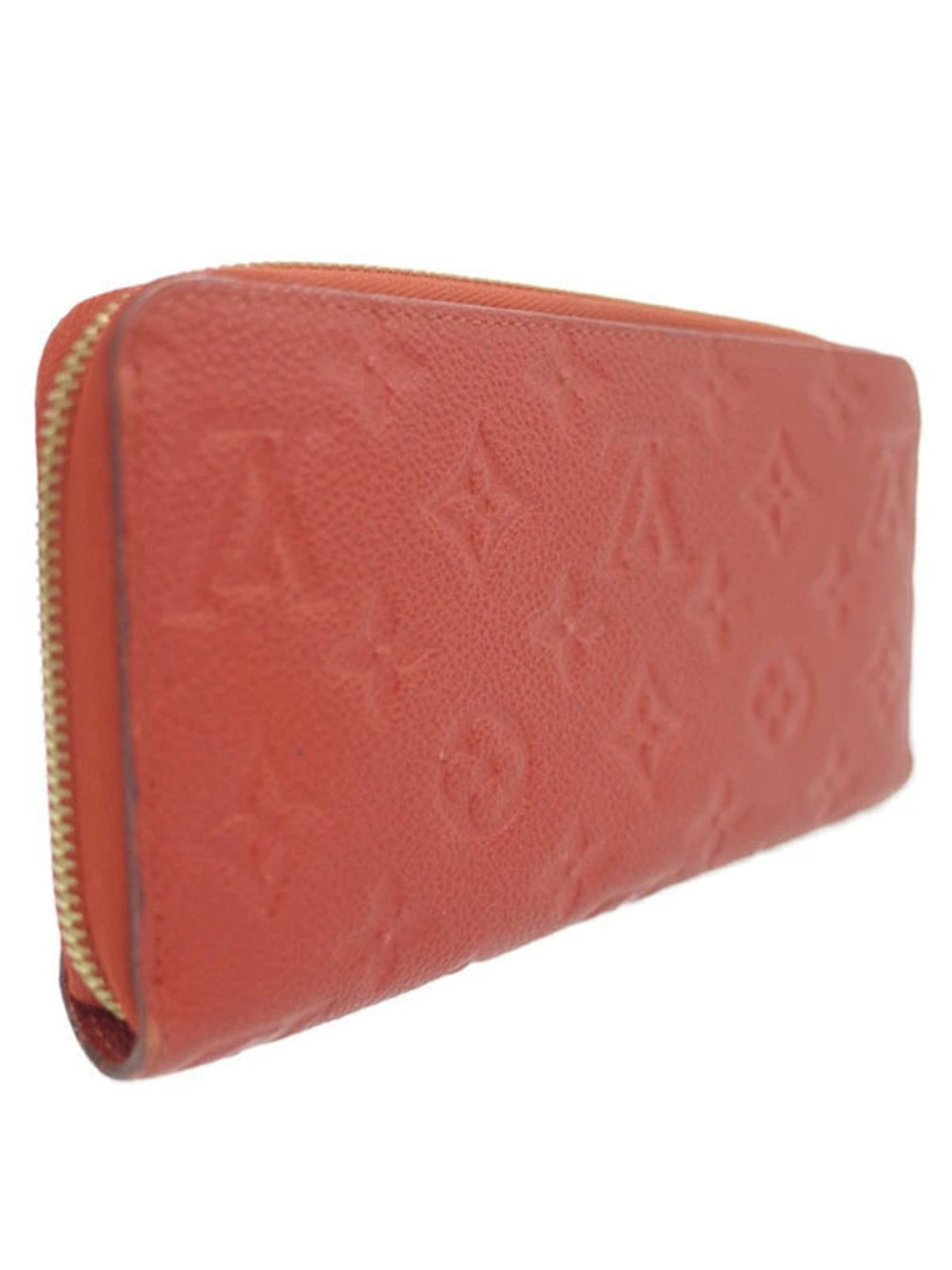 Louis Vuitton Zipper Zippy Monogram Long Round Wallet Empreinte Brown